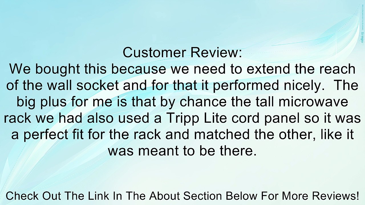 Tripp Lite RS1215-20 Power Strip Rackmount Metal 120V 5-20R 12 Outlet 15 feet Cord 1URM Review