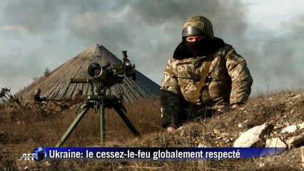 Ukraine: le cessez-le-feu globalement respecté