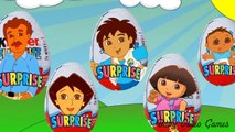 Dora the Explorer Kids Cartoon Songs | Dora Kinder Surprise Eggs for Children