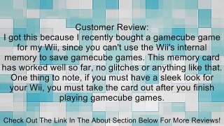 GameCube Wii Max Memory Card 123 Blocks Review