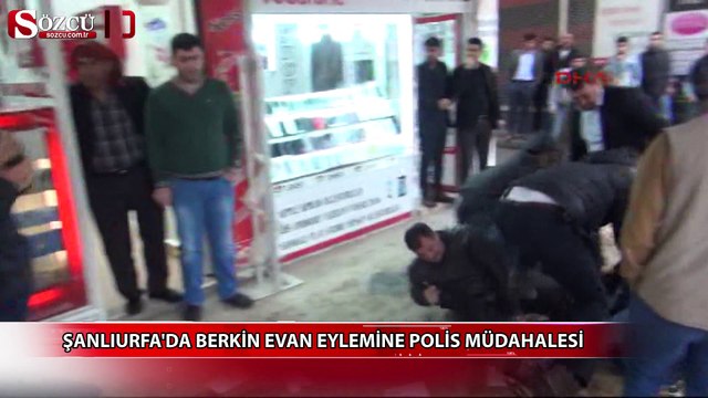 Şanlırfa'da Berkin Elvan eylemine polis müdahalesi