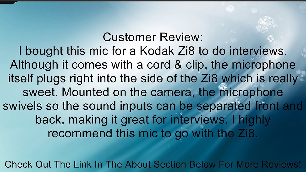 Sony ECM-DS70P Electret Condenser Stereo Microphone Review