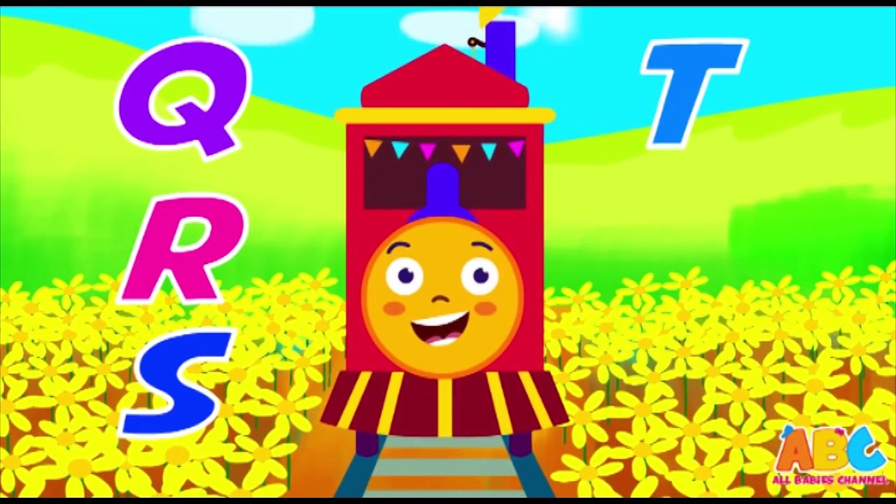 ABC Train Song, Learning Alphabets with Train - All Babies Channel ...