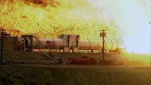 The largest, most powerful rocket booster ever built successfully fired up during a NASA test