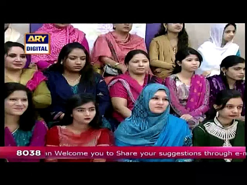 Nida Yasir Apne Live Morning Show Pe Sabko Chup Rehne K Alag Alag Tareeke Batate Huye