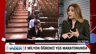 2 milyondan fazla öğrenci ve YGS heyecanı Ahmet Rıfat sordu Ece Tözeniş anlattı