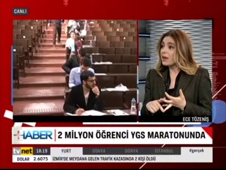 2 milyondan fazla öğrenci ve YGS heyecanı Ahmet Rıfat sordu Ece Tözeniş anlattı