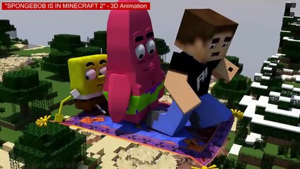 "SPONGEBOB IS IN MINECRAFT 2" - 3D Animation