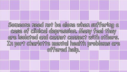 In Port Charlotte Mental Health Issues Can Be Addressed