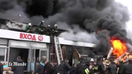 Download Video: Un incendie meurtier ravage un centre commercial en Russie