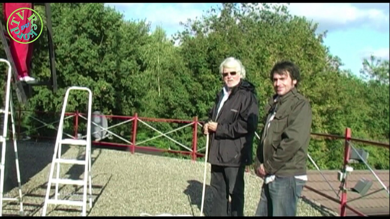 Ritt auf dem Windmühlenflügel