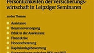 Download Standpunkte - Beitrage renommierter Personlichkeiten der Versicherungswirtschaft in Leipziger Seminaren ebook {PDF} {EPUB}