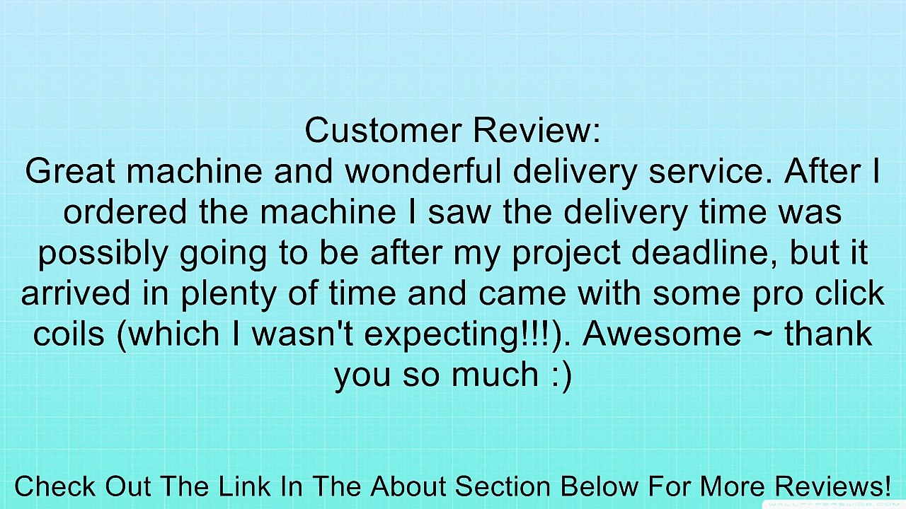 GBC(R) ProClick(R) P200 Presentation Binding Machine Review