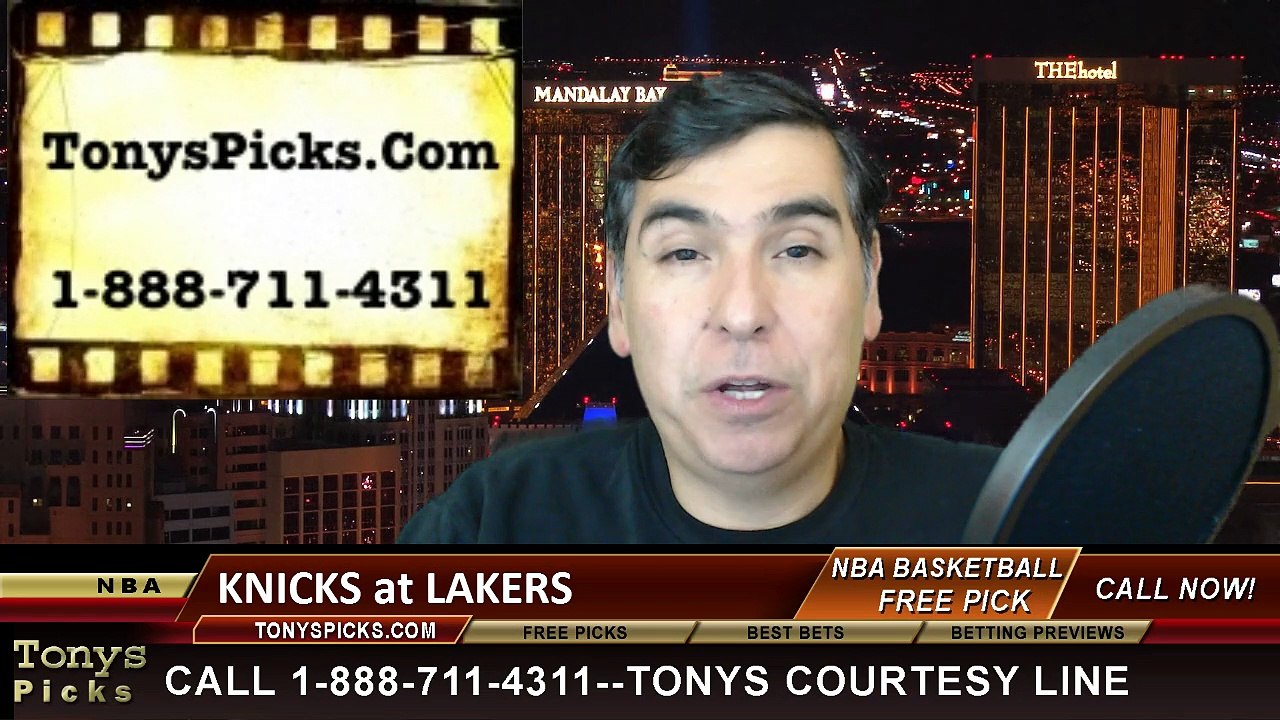 LA Lakers vs. New York Knicks Free Pick Prediction NBA Pro Basketball Odds Preview 3-12-2014
