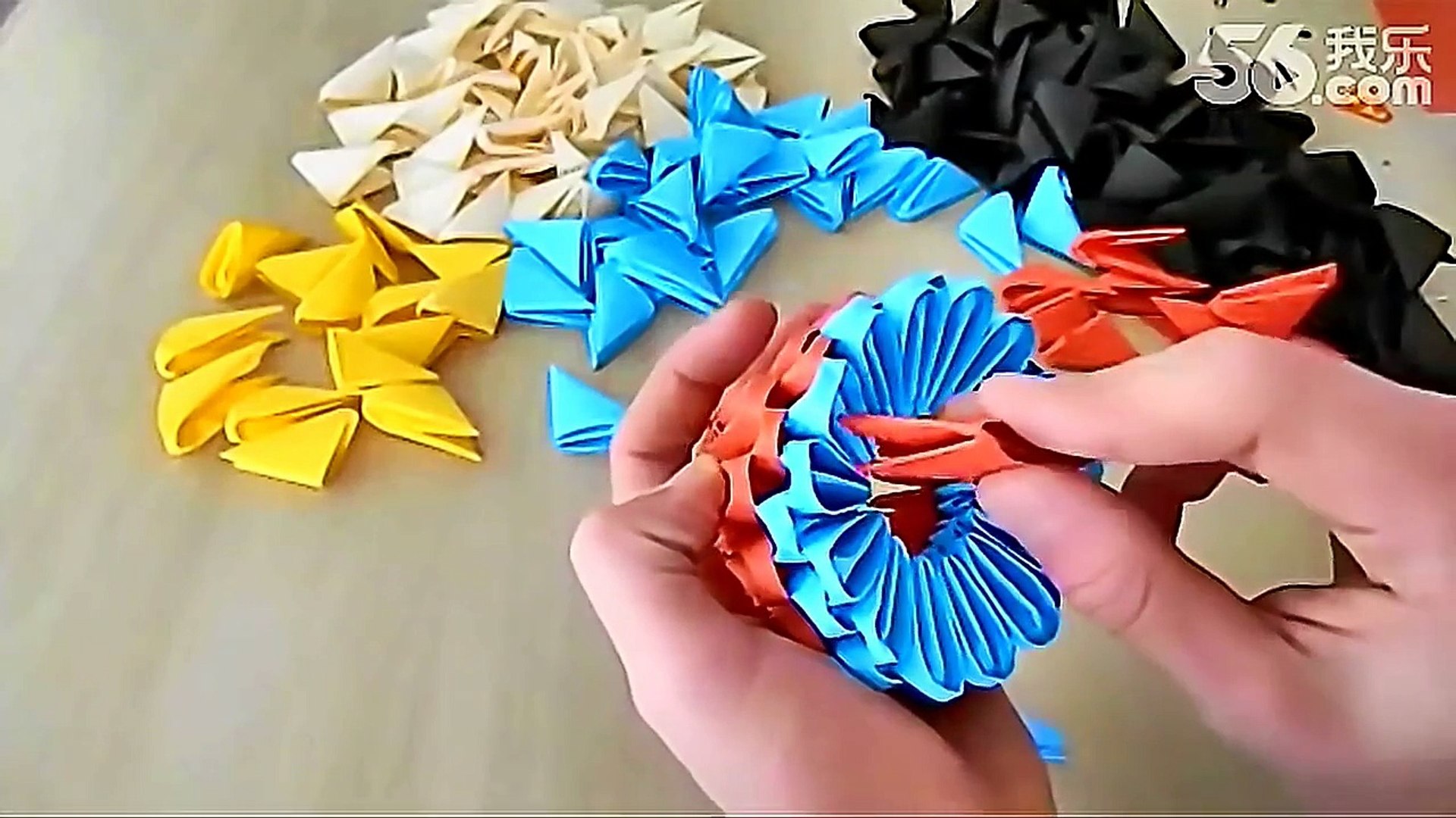 How to make 3D Origami Superman HD - video Dailymotion