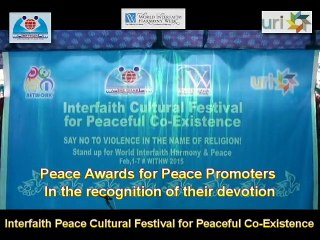 Peace Awards for Peace Promoters