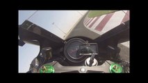 Caméra embarquée de la Kawasaki H2R à Losail !