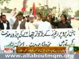 MQM Peshawar‬ Protest on Illegal siege, raid & workers arrest by Rangers at Ninezero