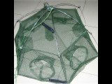 New Minnow Folded Fishing Trap Baits Cast Mesh Floding Fish Crab Nets