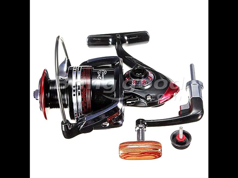 Aluminum 12+1 Ball Bearing Spinning Reels Fishing Reel 5.2 1 LK3000