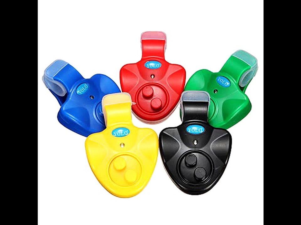 Electronic Fishing Rod LED Light Bell Clip Fish Bite Alarm Tool