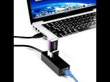 3 Ports USB3.0 Hub 100 1000 Mbps RJ45 Gigabit Ethernet Network Adapter