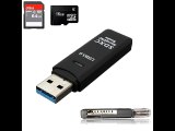 2 in 1 High Speed USB 3.0 Micro SD SDXC TF Memory Card Reader Adapter