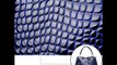 Womens Crocodile Japanned Leather Satchel Shoulder Tote Bags