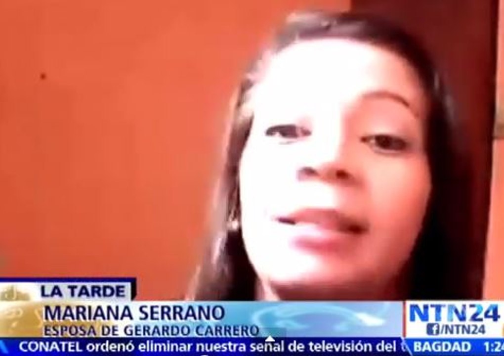 Esposa de Gerardo Carrero desmiente a Maduro sobre "La Tumba"