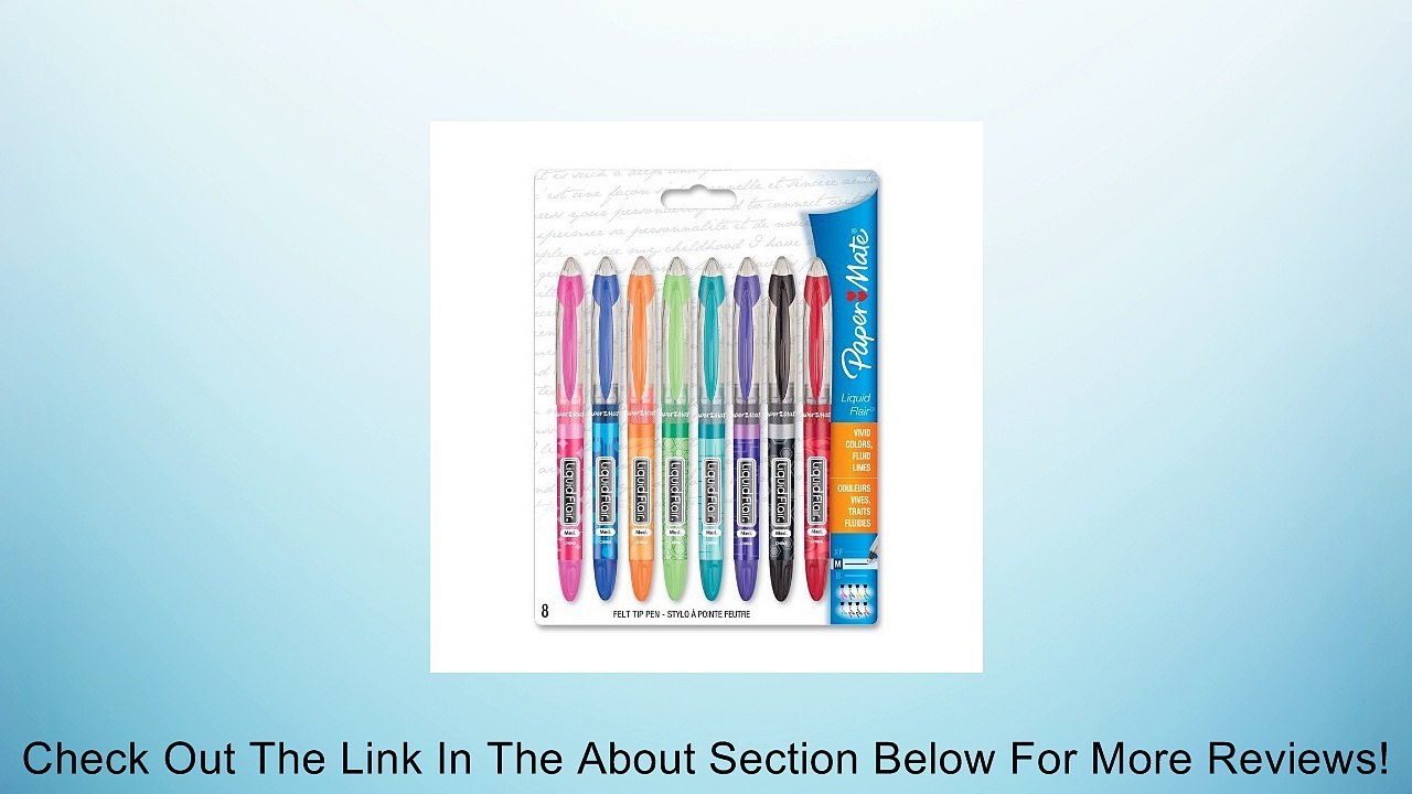 Liquid Flair Porous Point Stick Pen, Blue Ink, Extra Fine, Dozen Review