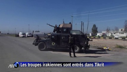 Les troupes irakiennes entrent dans Tikrit