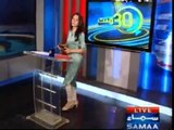 Stunning Pakistani News Anchor Gharida Farooqi in White Leggings & High Heels...............!!!!!!!!!!!