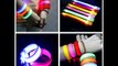 Running Gear Glowing LED Wrist Band Lights Flash Nylon Strap Bracelet