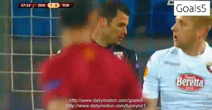 Axel Witsel Goal Zenit Petersburg 1 - 0 Torino Europa League 12-3-2015