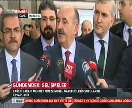 Sağlık Bakanı Uzm.Dr. Mehmet Müezzinoğlu'nun Sağlık Çalışanlarına Düzenleme Yönelik Açıklaması 12 Mart 2015