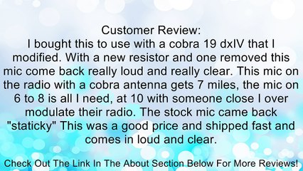 Cobra HG M75 Power CB Microphone Review