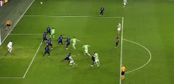 Goal Naldo - Wolfsburg 1 - 1 Inter - Europa League - Play Offs 12-3-2015