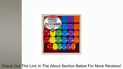 Melissa & Doug Primary Lacing Beads Review