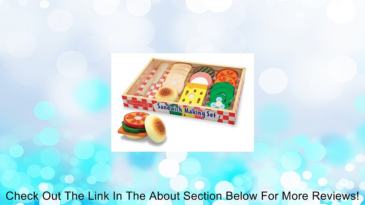 Melissa & Doug Wooden Sandwich-Making Set Review