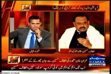 Part 2: SAMAA MQM Quaid Altaf Hussain Interview with Shahzad Iqbal