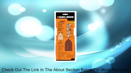 Black & Decker 74-673 Mega 220 Grit Sand Paper, 5-Piece Review