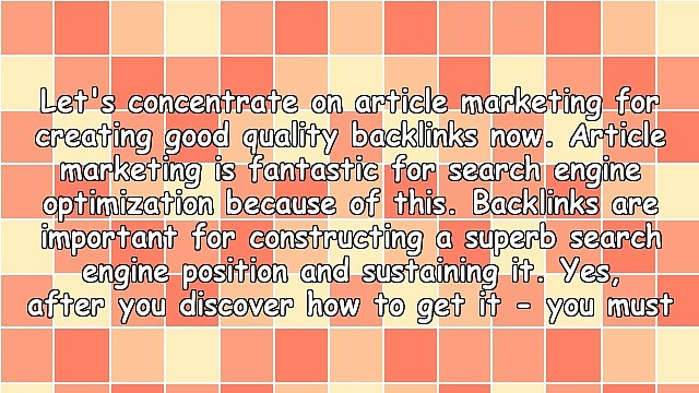 Article Marketing For SEO - Article Distribution