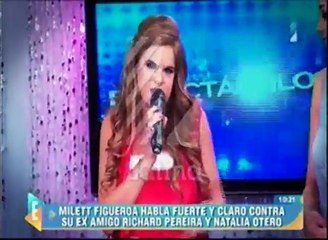 Milett Figueroa se pronunció sobre expareja de Natalia Otero