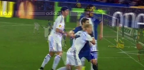 Goal Gusev O. - Everton 0 - 1 Dyn. Kiev - Europa League - Play Offs - 12/03/2015