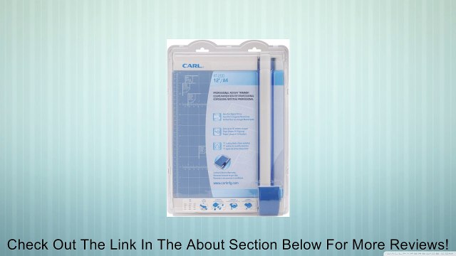 Carl 12200 Bidex Professional 10-Sheet Rotary Trimmer, Metal Base, 12 x 11 Review