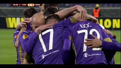 Fiorentina 1-0 AS Roma - Goal Ilicić - 12-03-2015