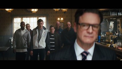 -Ultimate Bar Fight- KINGSMAN Movie Clip # 1