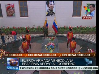Fuerza Armada de Venezuela reafirma su apoyo hacia el gobierno