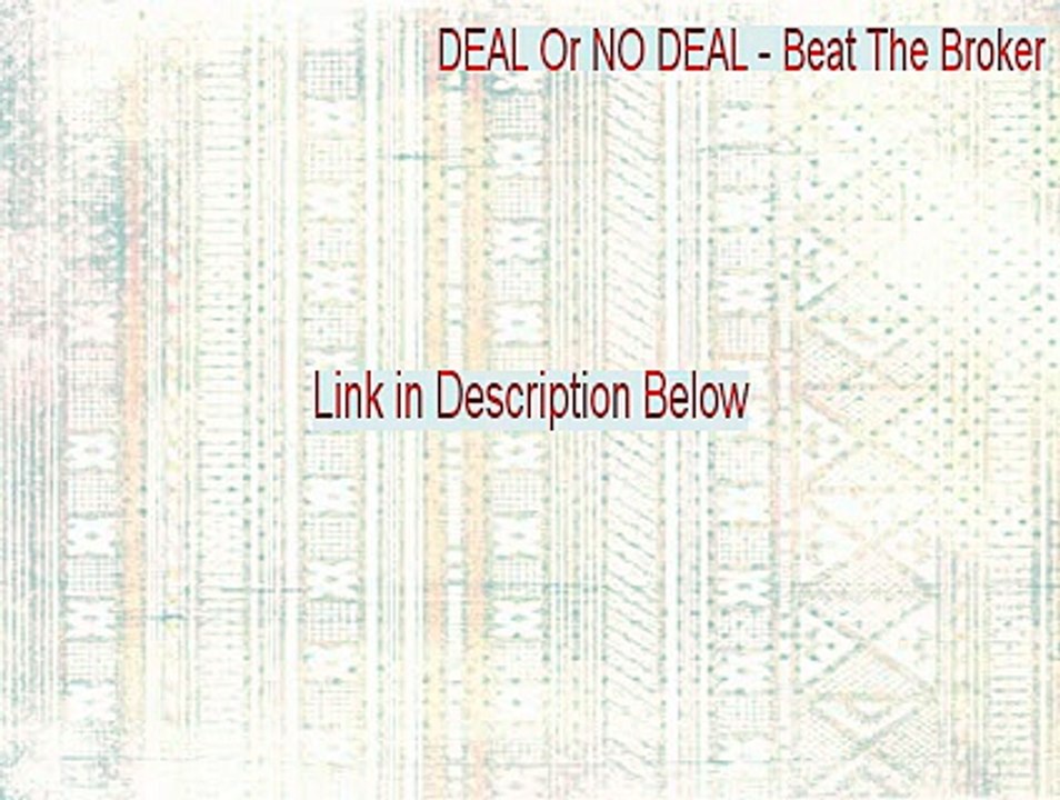 DEAL Or NO DEAL - Beat The Broker Key Gen - DEAL Or NO DEAL - Beat The Broker