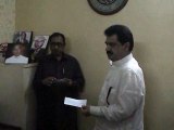 Dr. Nisar Morai Distributed BFISP Cheques (Video)